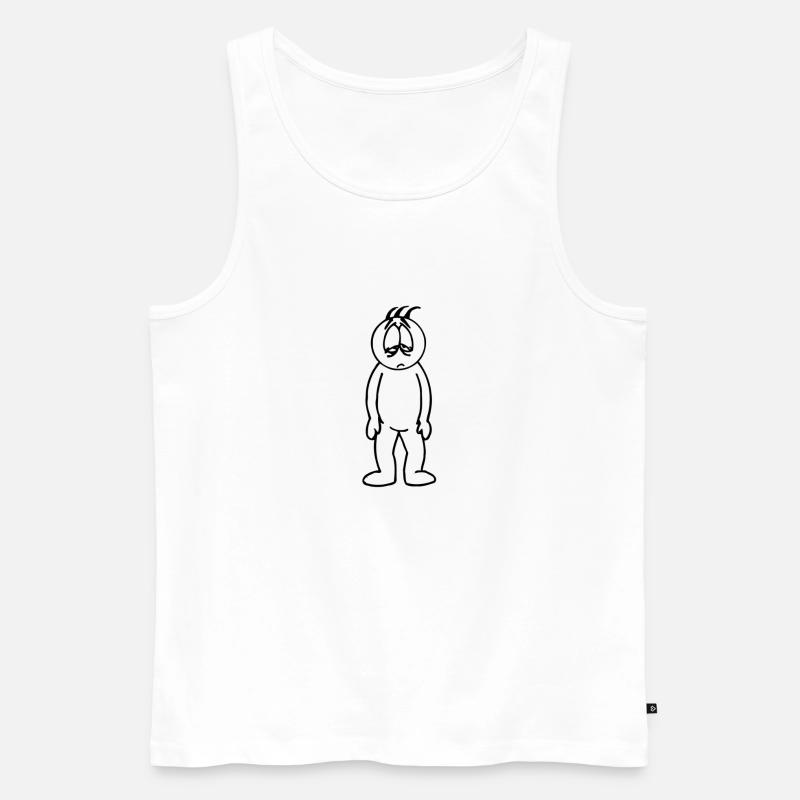Soooo Müde - Männer Premium Bio Tank Top - Weiß
