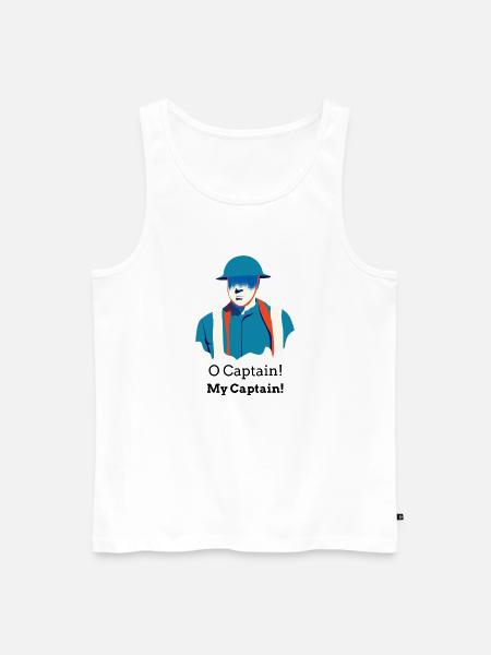 O Captain! My Captain! - Männer Premium Bio Tank Top - Weiß