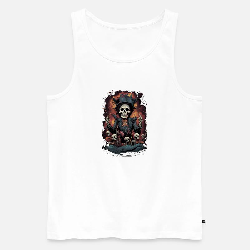Dirigent - Männer Premium Bio Tank Top - Weiß