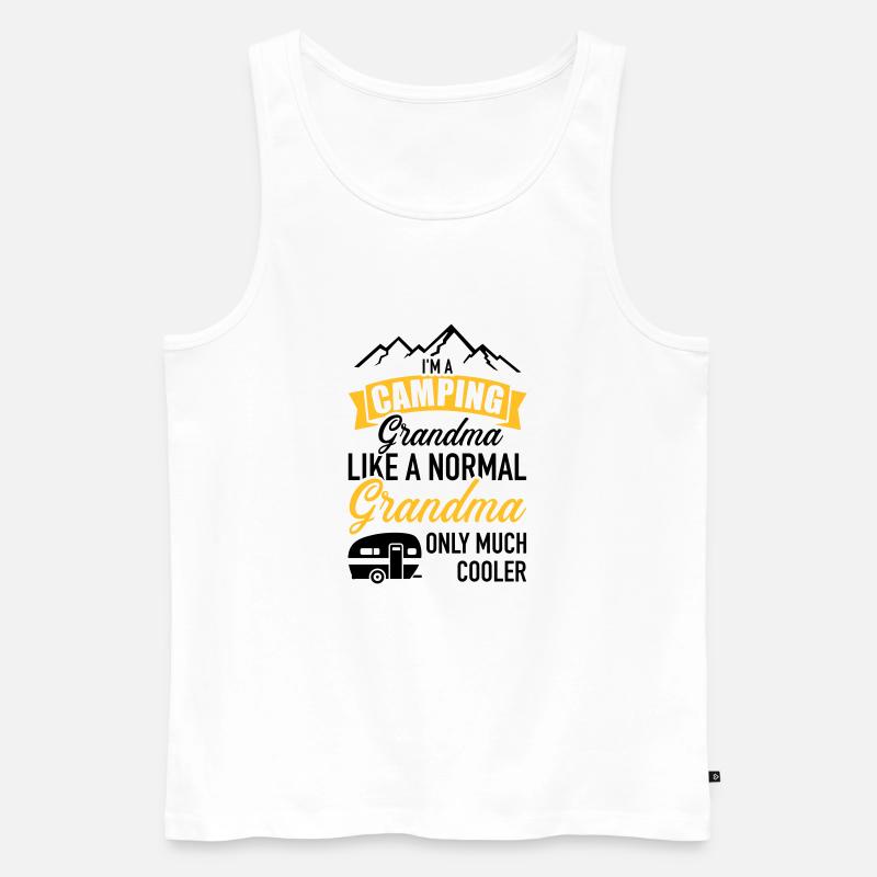 Wohnwagen - Männer Premium Bio Tank Top - Weiß