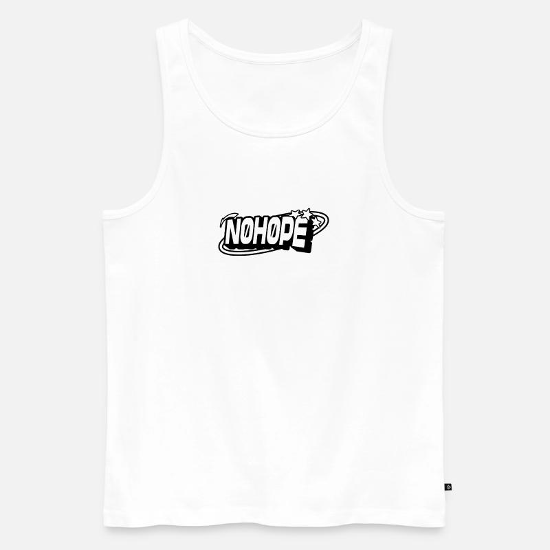 No Hope - Männer Premium Bio Tank Top - Weiß