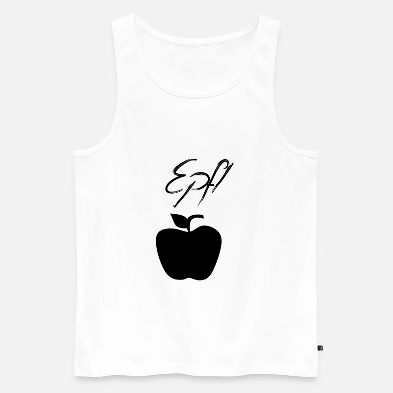 Epfl - Männer Premium Bio Tank Top - Weiß