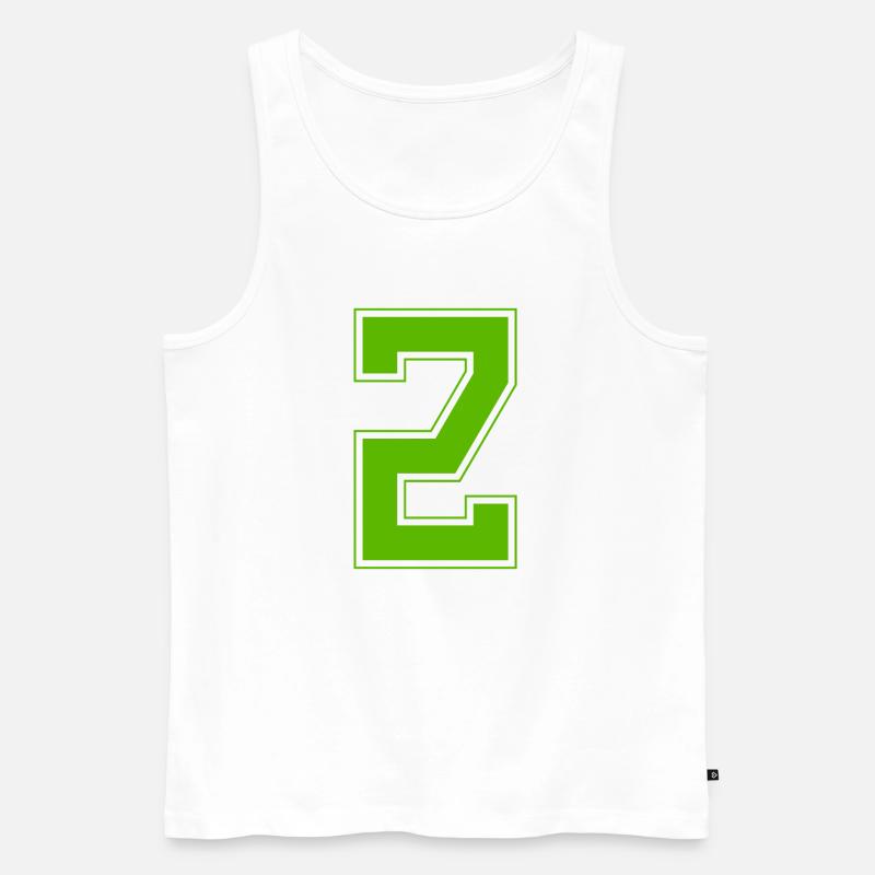z2 - Männer Premium Bio Tank Top - Weiß