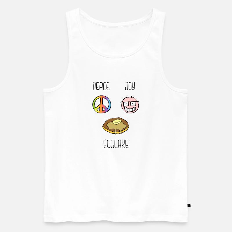 blockedTitle - Männer Premium Bio Tank Top - Weiß