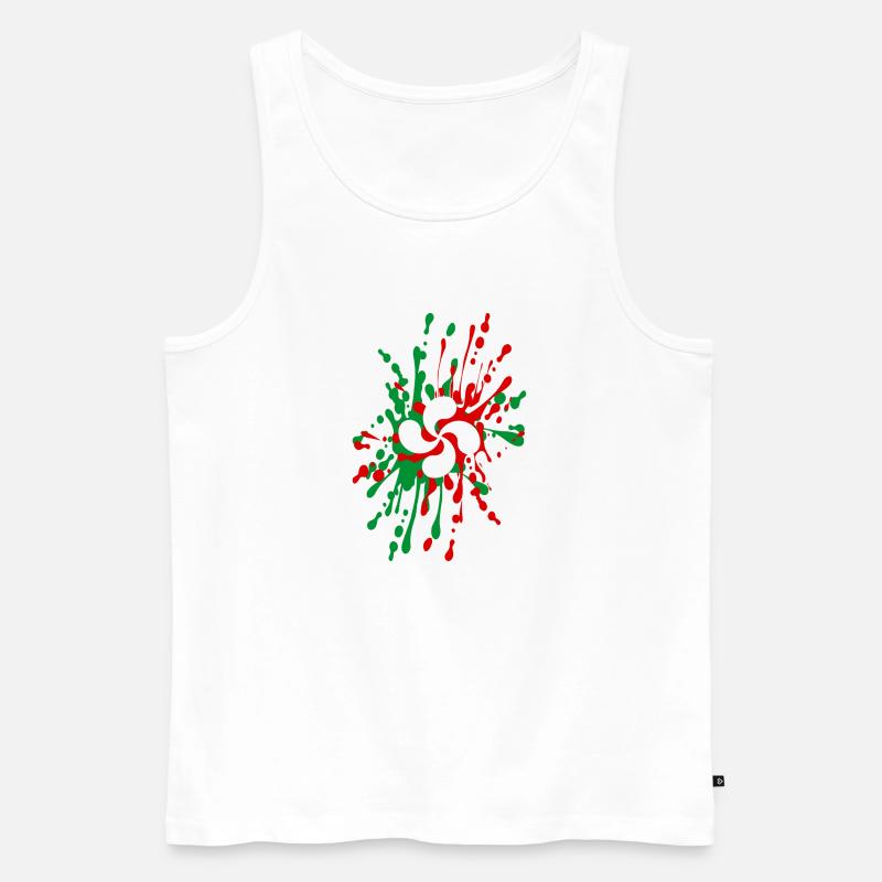 05 Baskenquer - Männer Premium Bio Tank Top - Weiß