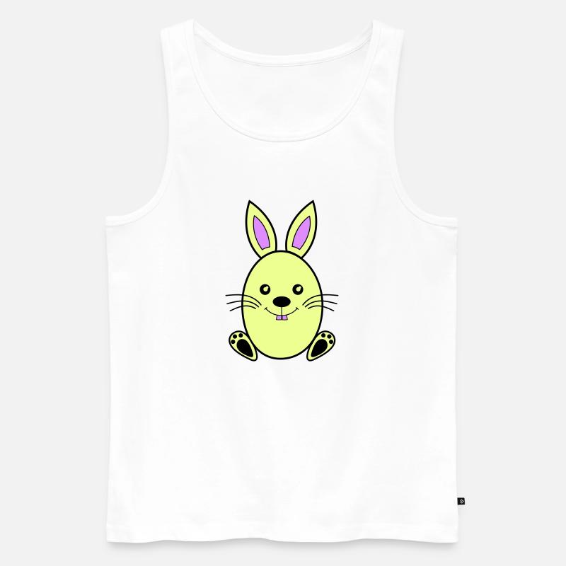 osterhase - Männer Premium Bio Tank Top - Weiß