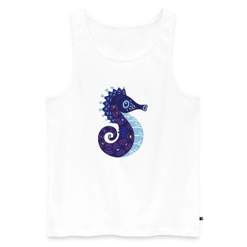 Meerestiere - Männer Premium Bio Tank Top - Weiß - Vorne - Michal (187cm)