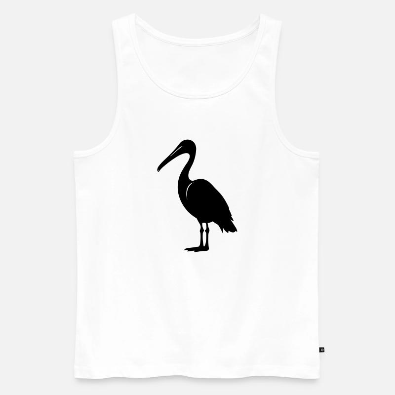Pelikan - Männer Premium Bio Tank Top - Weiß