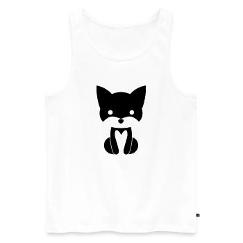Renard - Débardeur bio Premium Homme - blanc - Devant - Michal (187cm)