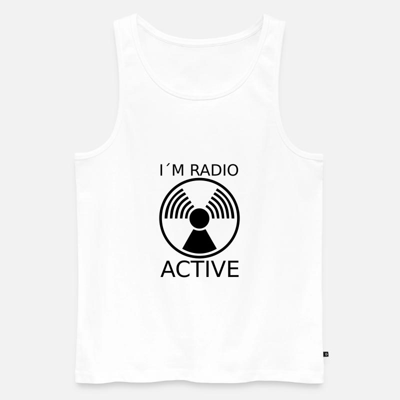 Radio aktiv E2 - Männer Premium Bio Tank Top - Weiß