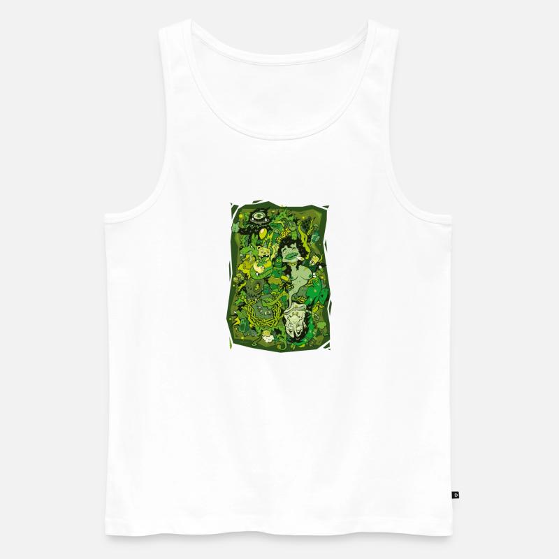 lsd_absinth - Männer Premium Bio Tank Top - Weiß