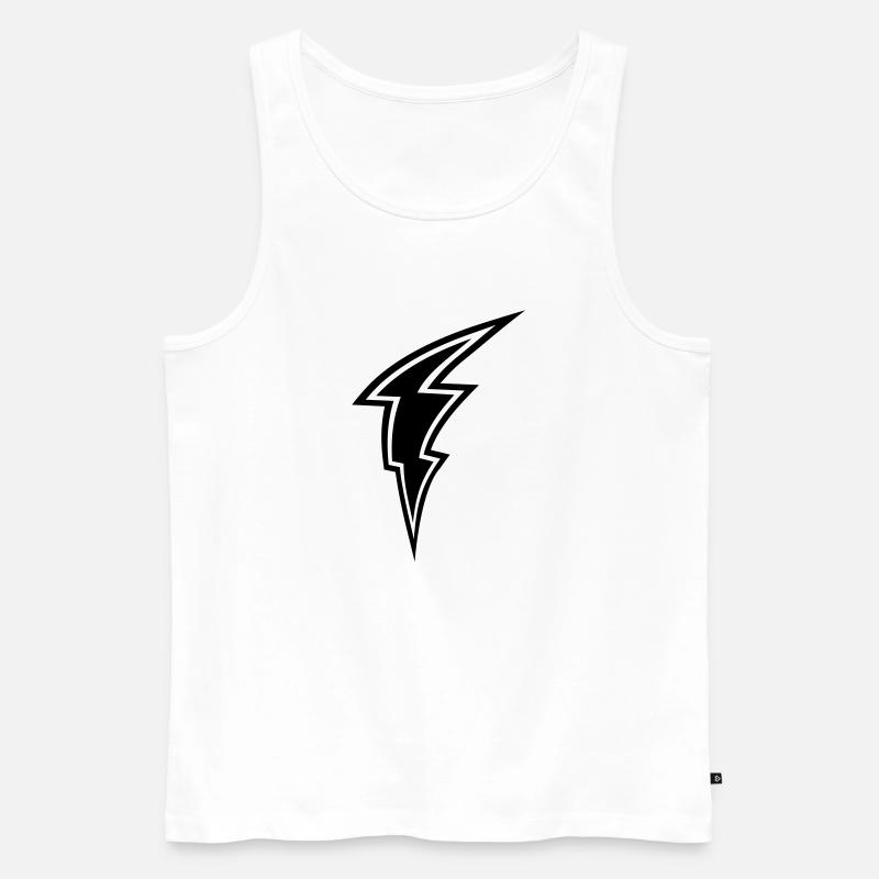 _light_f1 - Männer Premium Bio Tank Top - Weiß