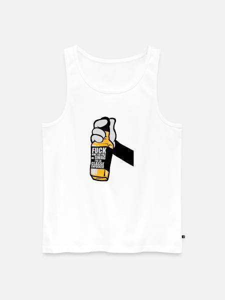 Hand Fuck Swag - Débardeur bio Premium Homme - blanc