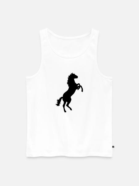 Cheval - Débardeur bio Premium Homme - blanc