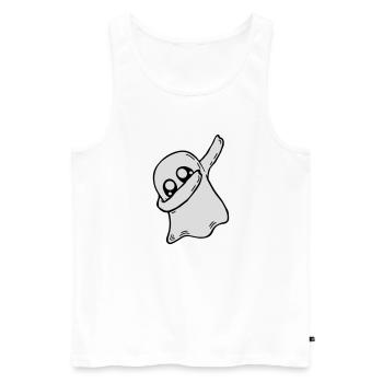 Dabbing dab dance spirit - Men's Premium Organic Tank Top - white - Front - Michal (187cm)