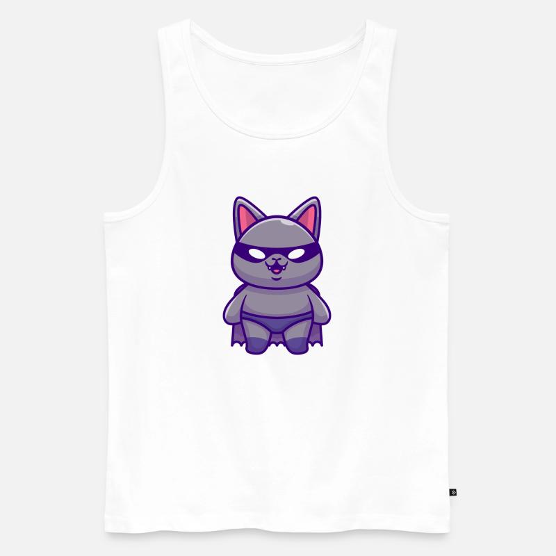 Batmini - Männer Premium Bio Tank Top - Weiß