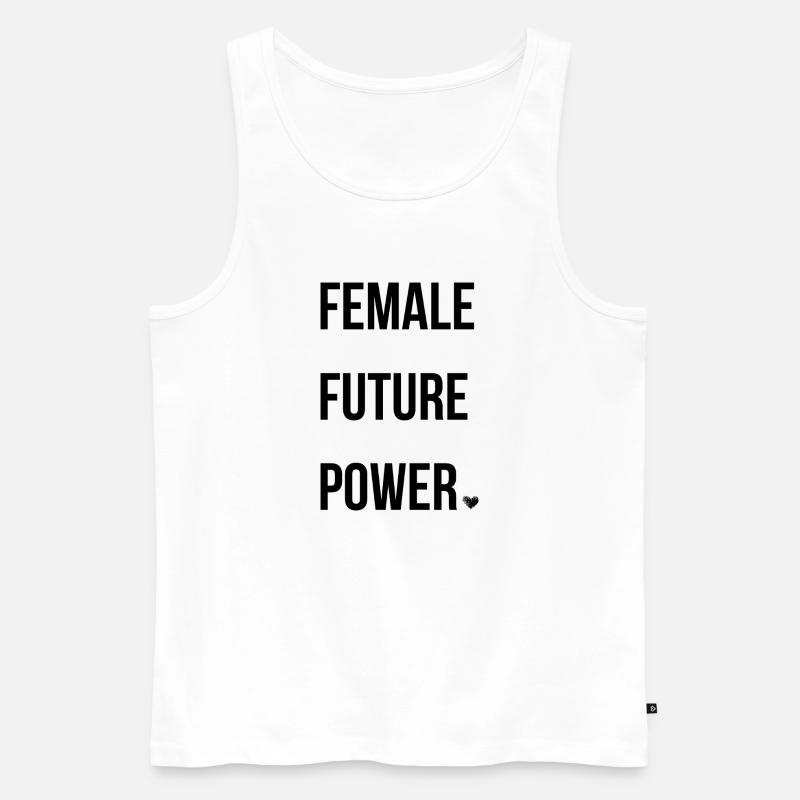 2 - Männer Premium Bio Tank Top - Weiß