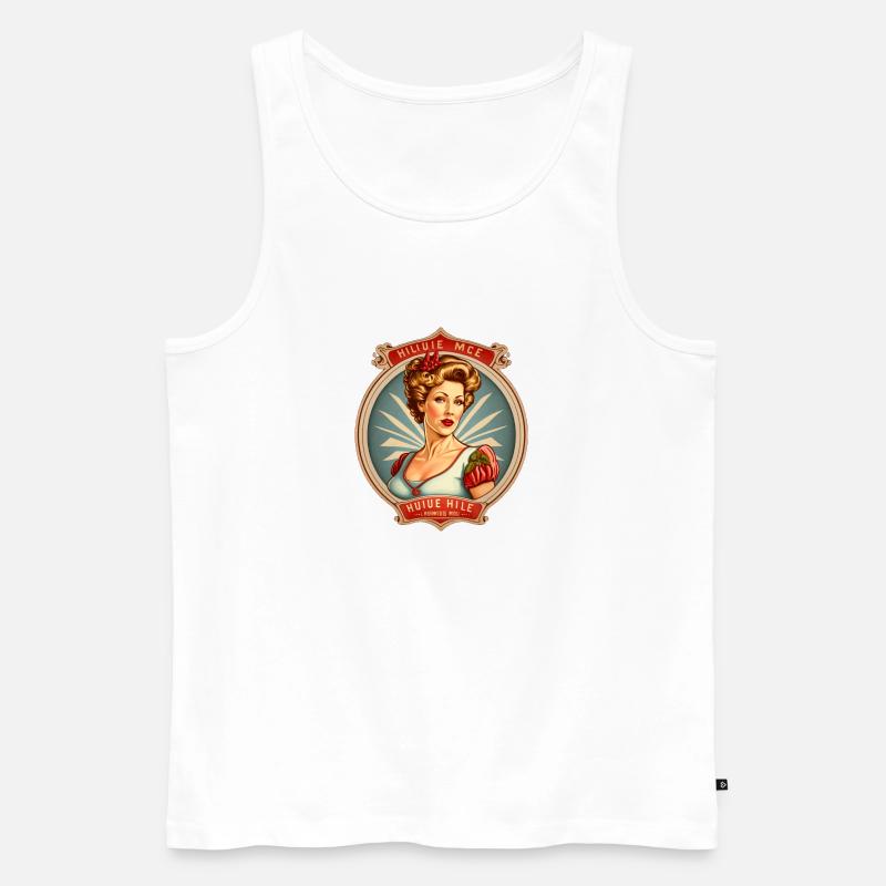 Perfekte Ehefrau - Männer Premium Bio Tank Top - Weiß