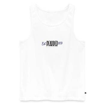 Pfarrer Ausbildung 2025 Theologie Studium Student - Männer Premium Bio Tank Top - Weiß - Vorne - Michal (187cm)