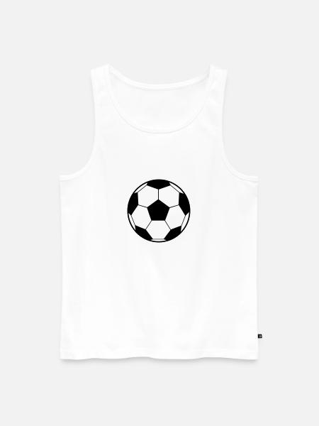 Soccer - we are soccer fans! - Men's Premium Organic Tank Top - white