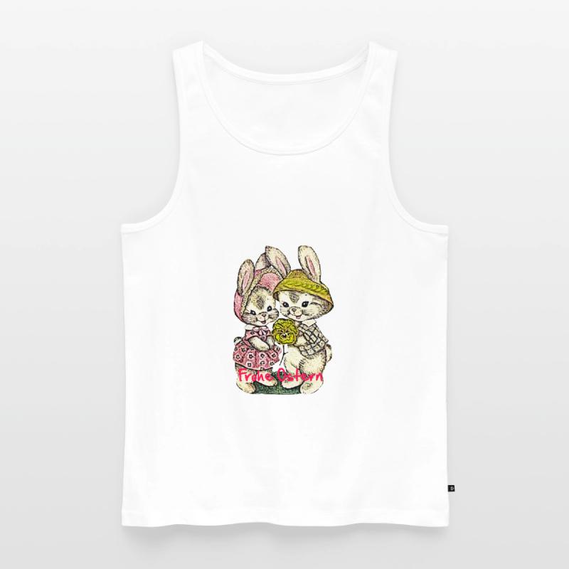 Easter, happy easter, easter bunny, happy easter, easter egg, Men's Premium Organic Tank Top