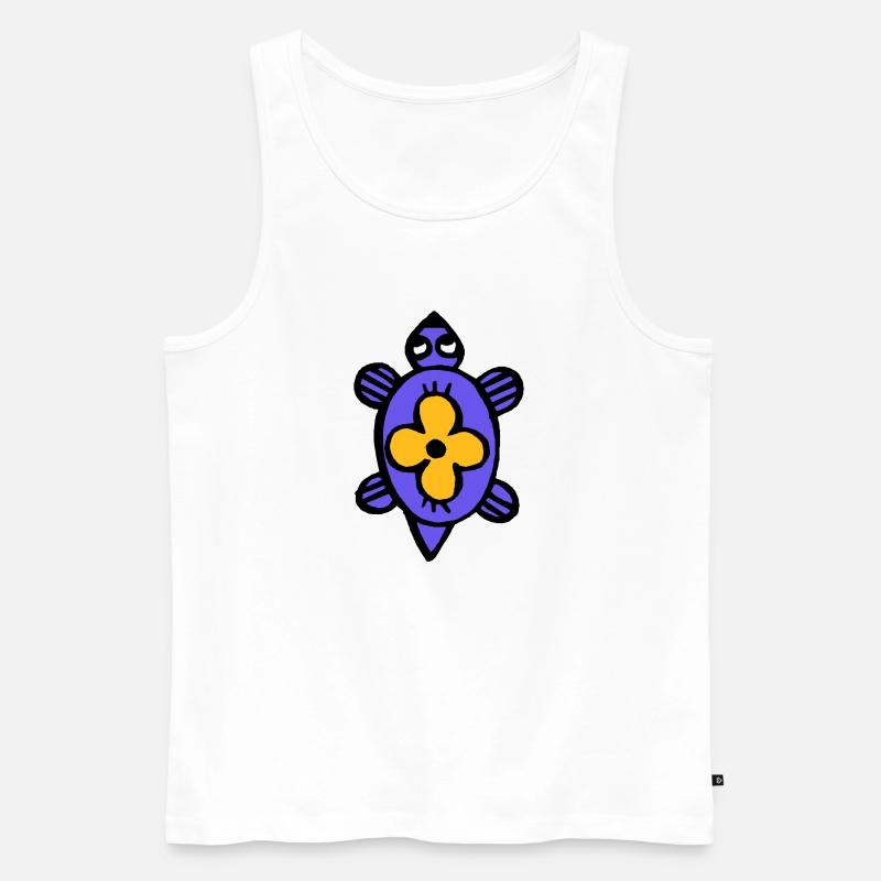 ST05 1 - Männer Premium Bio Tank Top - Weiß