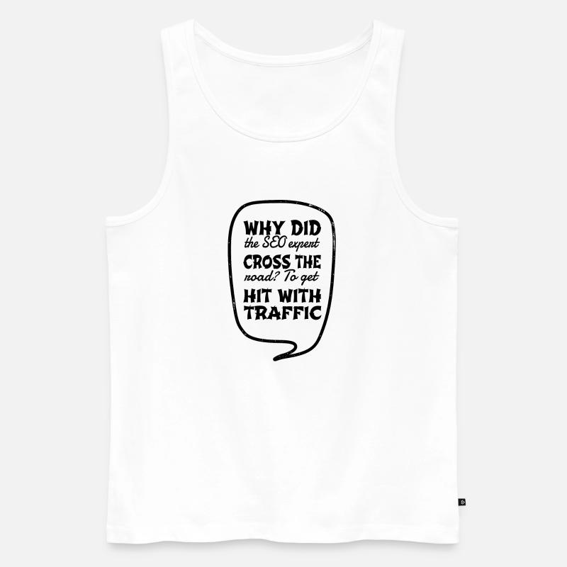 fullstack developer informatics computer - Männer Premium Bio Tank Top - Weiß