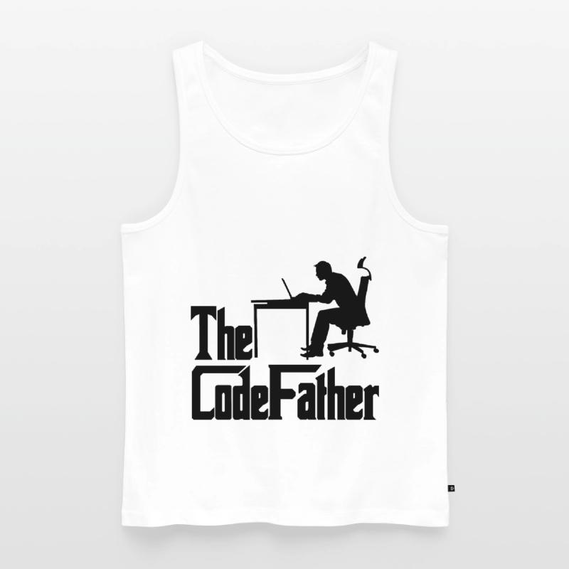 The Codefather Programmer Coder Developer Software Männer Premium Bio Tank Top
