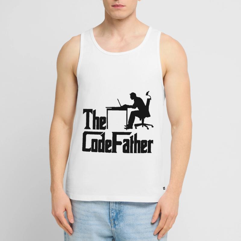 The Codefather Programmer Coder Developer Software Männer Premium Bio Tank Top