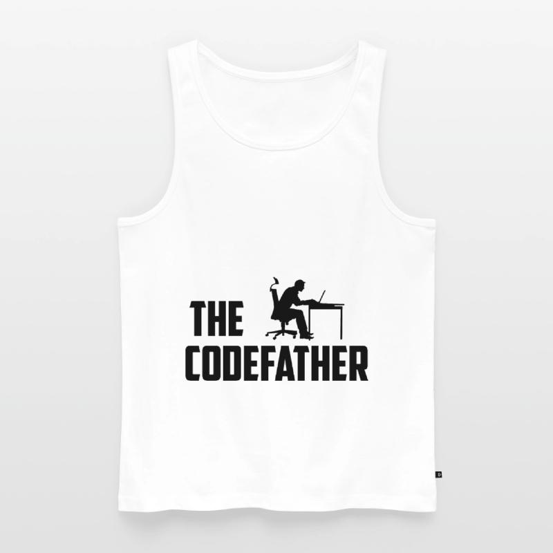 The Codefather Programmer Coder Developer Software Männer Premium Bio Tank Top