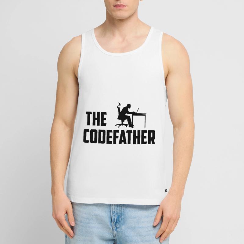 The Codefather Programmer Coder Developer Software Männer Premium Bio Tank Top