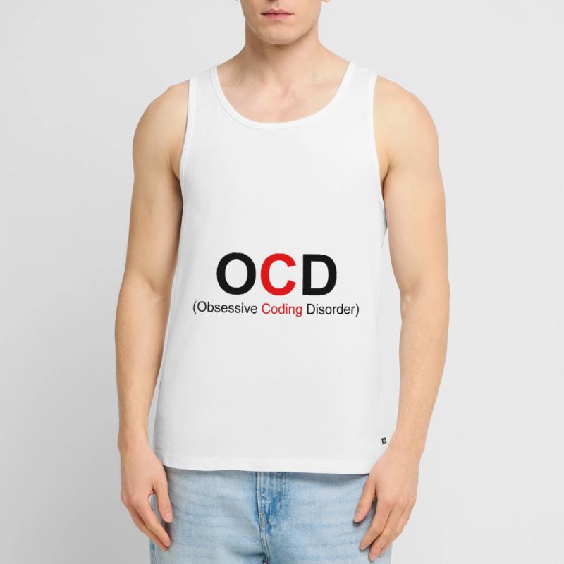 OCD Obsessive Coding Dissorder Programming Program Männer Premium Bio Tank Top