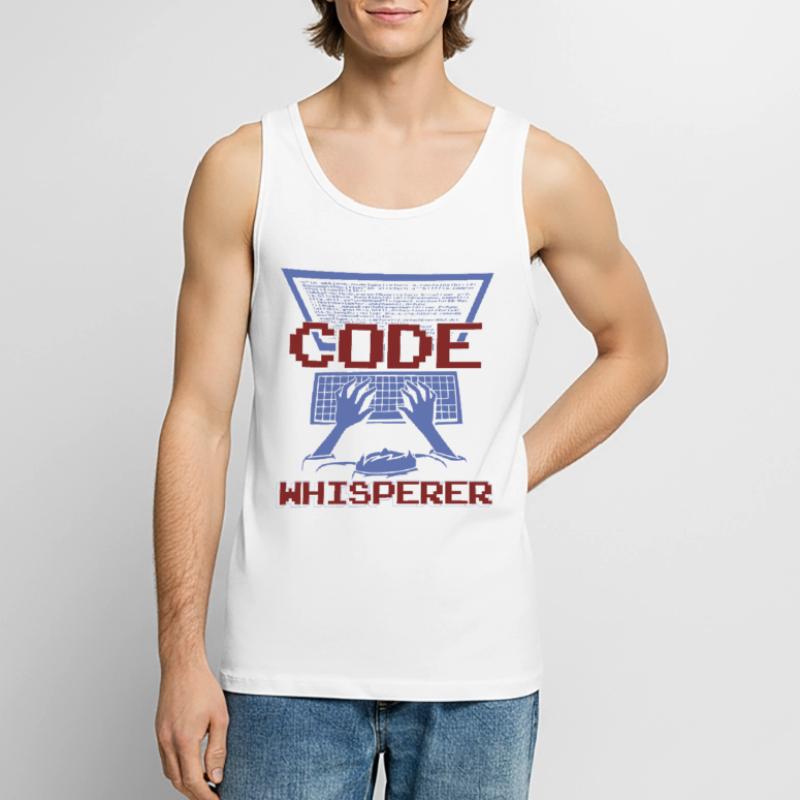 Code Whisperer Men's Premium Organic Tank Top