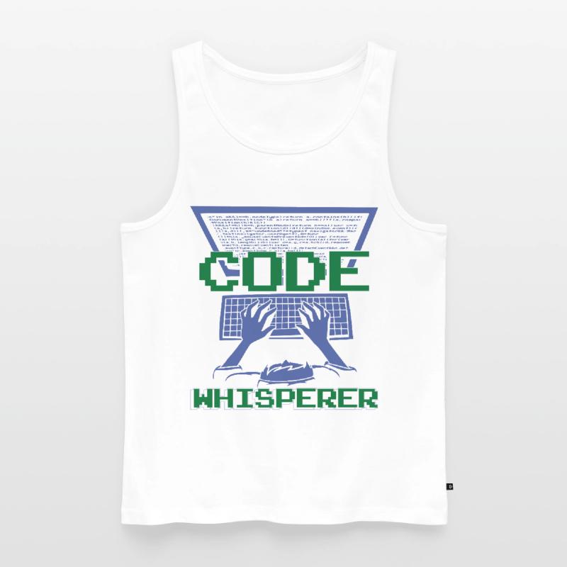 Code Whisperer Men's Premium Organic Tank Top