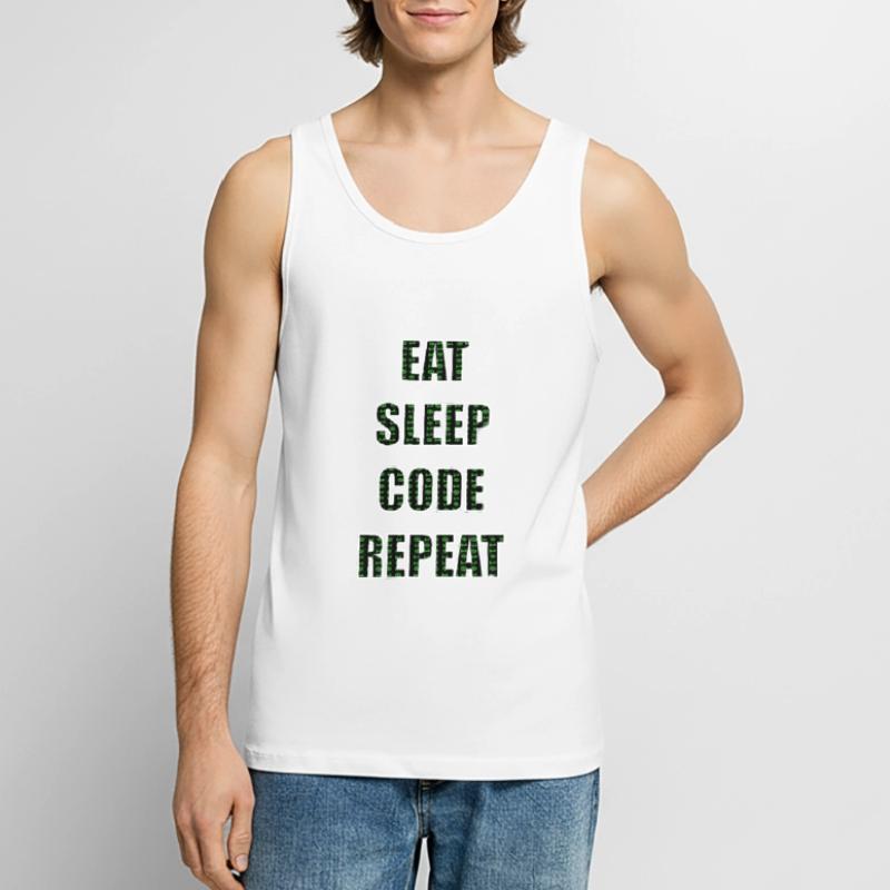 Programmeurs Programmation Code Débardeur bio Premium Homme