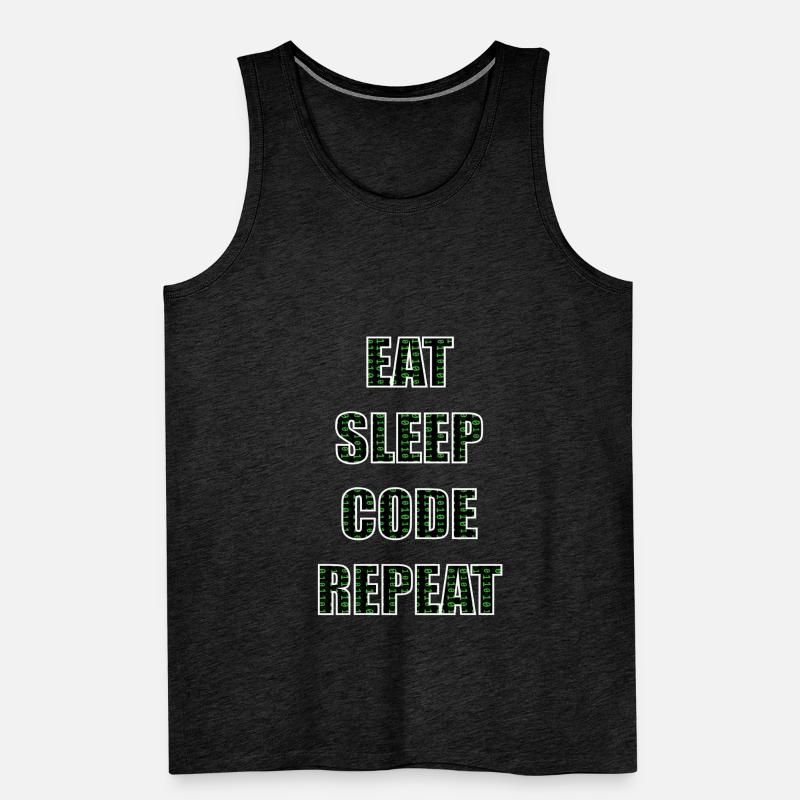 Programmierer Programmieren Programmierung Code Männer Premium Bio Tank Top