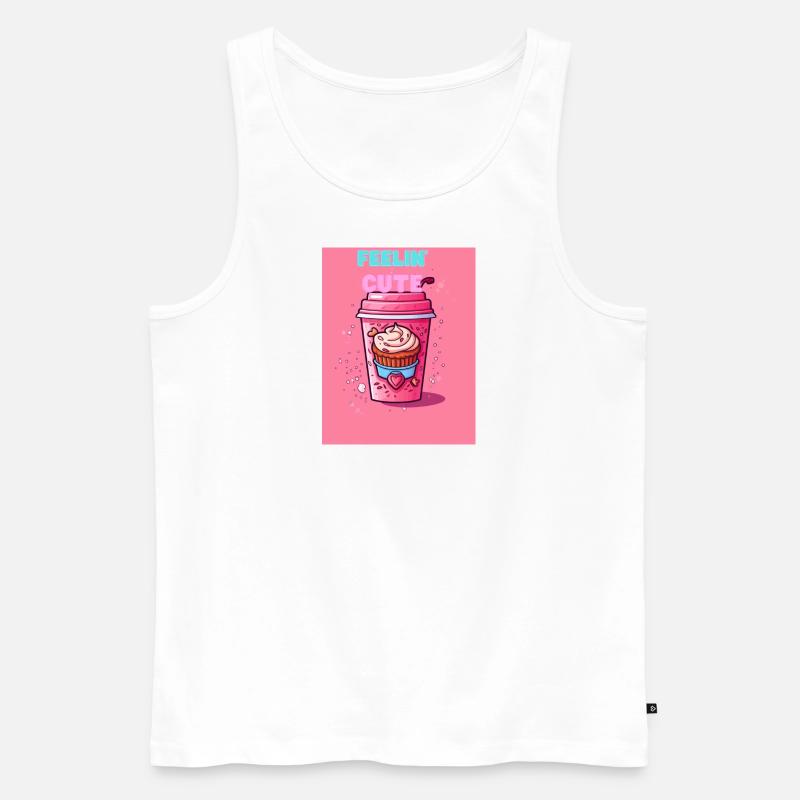 cute - Männer Premium Bio Tank Top - Weiß
