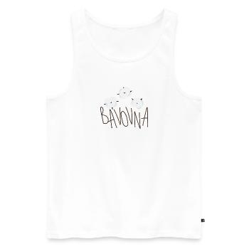 Bavovna - Coton - Débardeur bio Premium Homme - blanc - Devant - Michal (187cm)