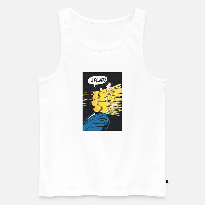 Splat! - Männer Premium Bio Tank Top - Weiß