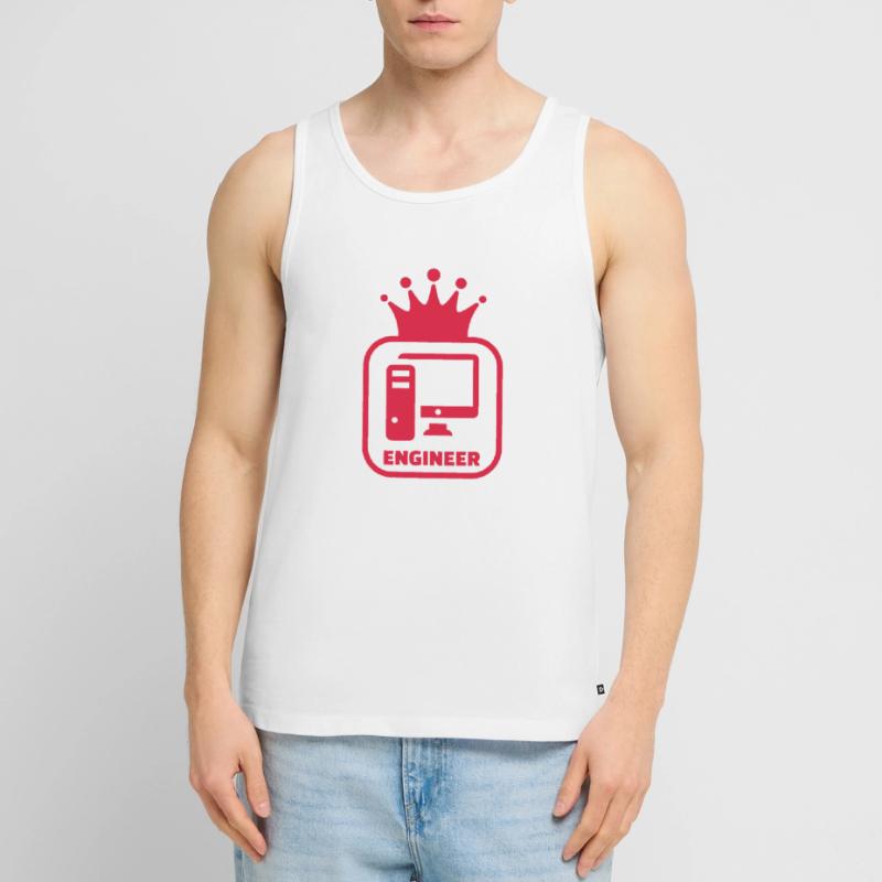 Computer Engineer Informatiker Informaticien Men's Premium Organic Tank Top