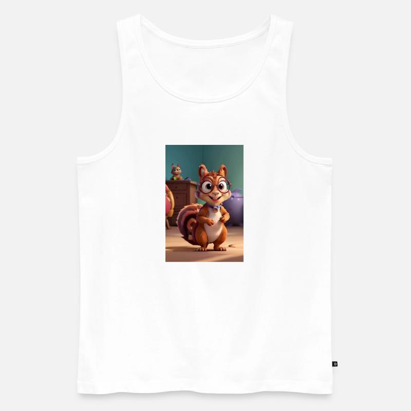 Ein Lächeln am Morgen - Männer Premium Bio Tank Top - Weiß