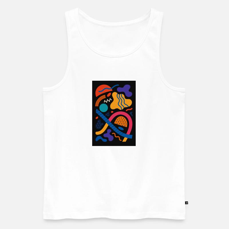 Bild 26 - Männer Premium Bio Tank Top - Weiß