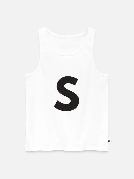 S - Männer Premium Bio Tank Top - Weiß