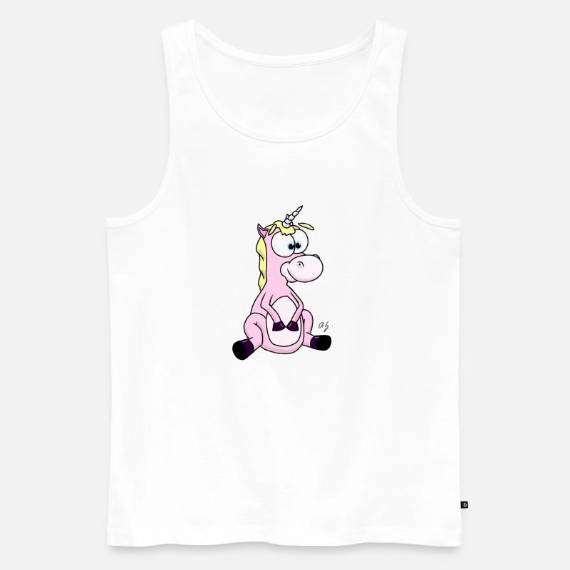 Einhörnchen - Männer Premium Bio Tank Top - Weiß