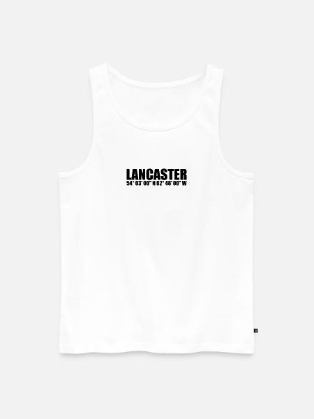 Lancaster coordinates - Men's Premium Organic Tank Top - white