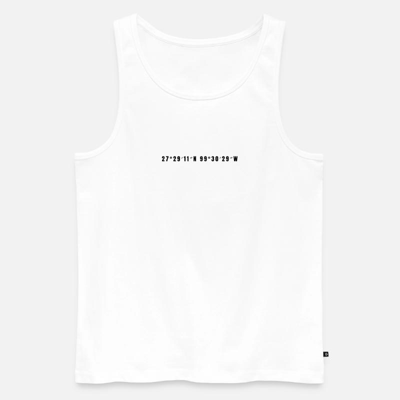 Nuevo Laredo Mexiko - Männer Premium Bio Tank Top - Weiß