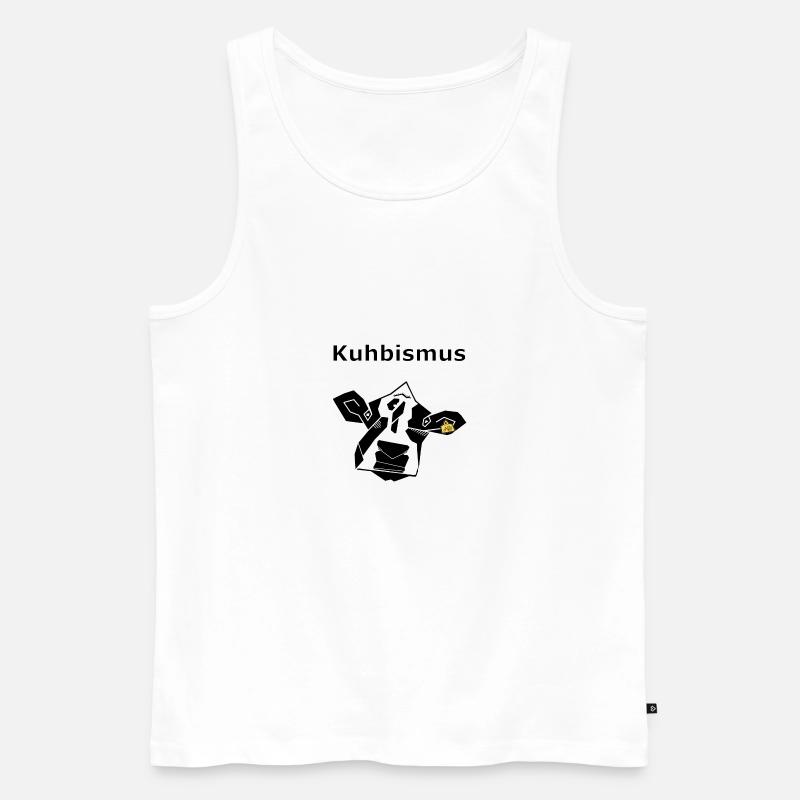 Kuhbismus - Männer Premium Bio Tank Top - Weiß