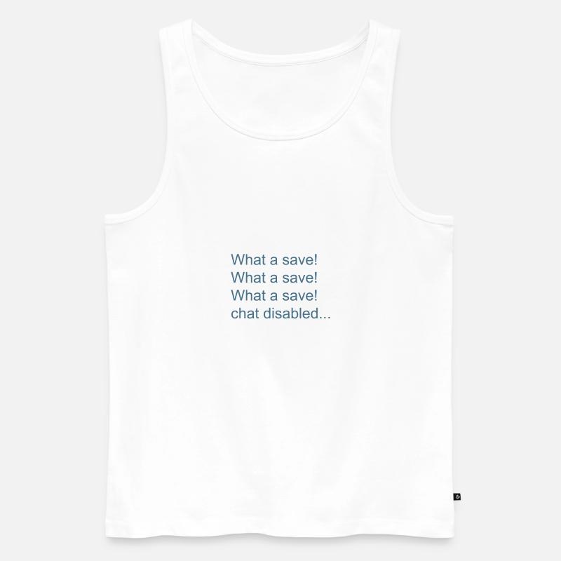 What a save! - Men's Premium Organic Tank Top - white