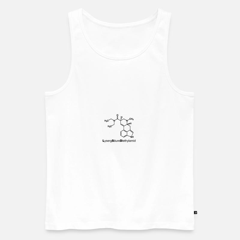 LSD - Männer Premium Bio Tank Top - Weiß
