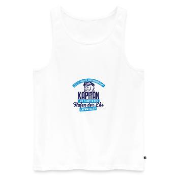 Bachelor Party Team Crew - Men's Premium Organic Tank Top - white - Front - AI Model Male 178 light (178cm)